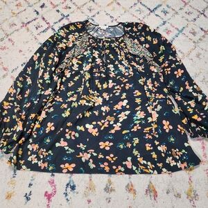 Shoshanna Multicolor Floral Blouse